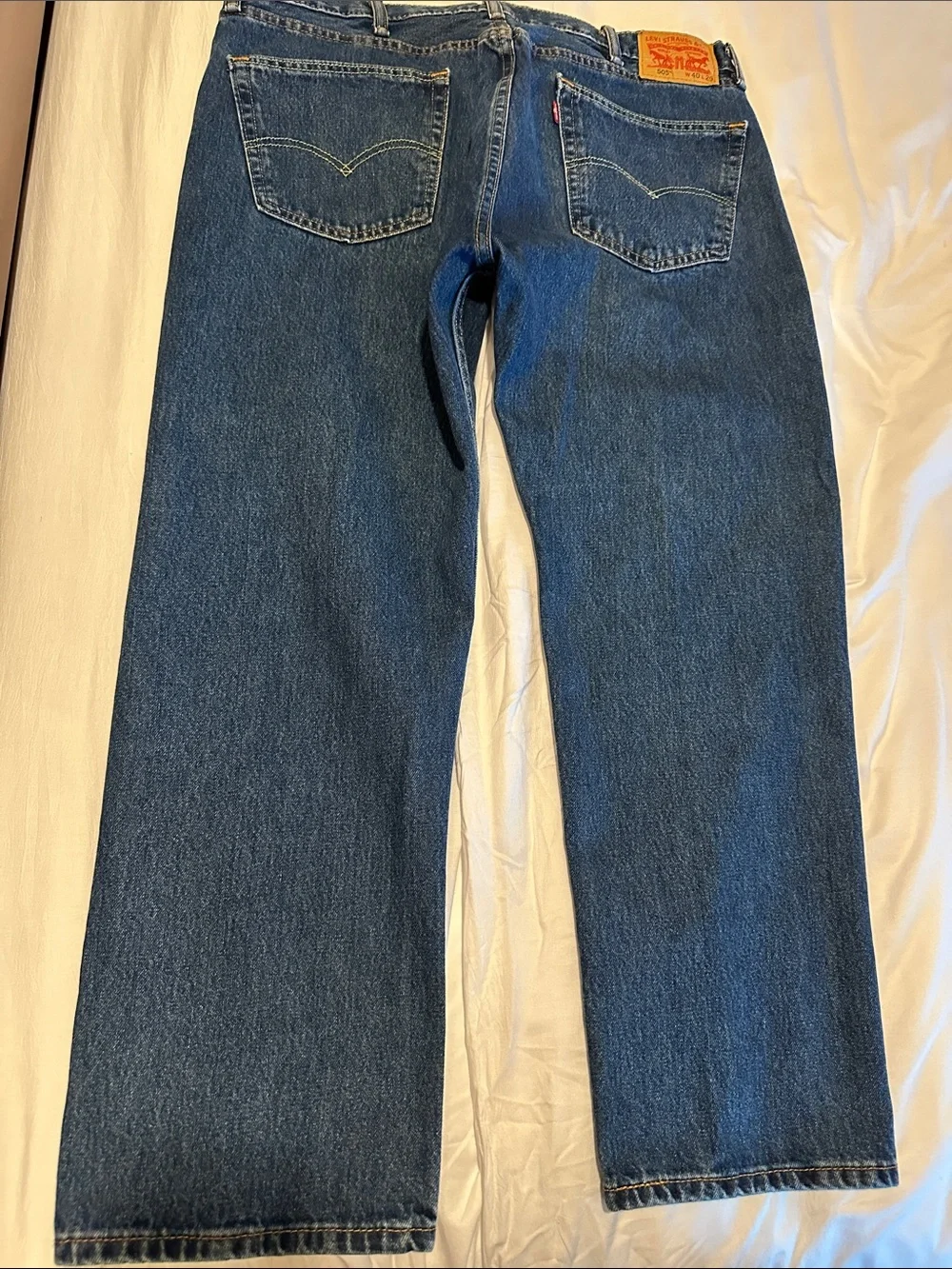 Classic Straight Fit Men’s Jeans in Dark Blue
